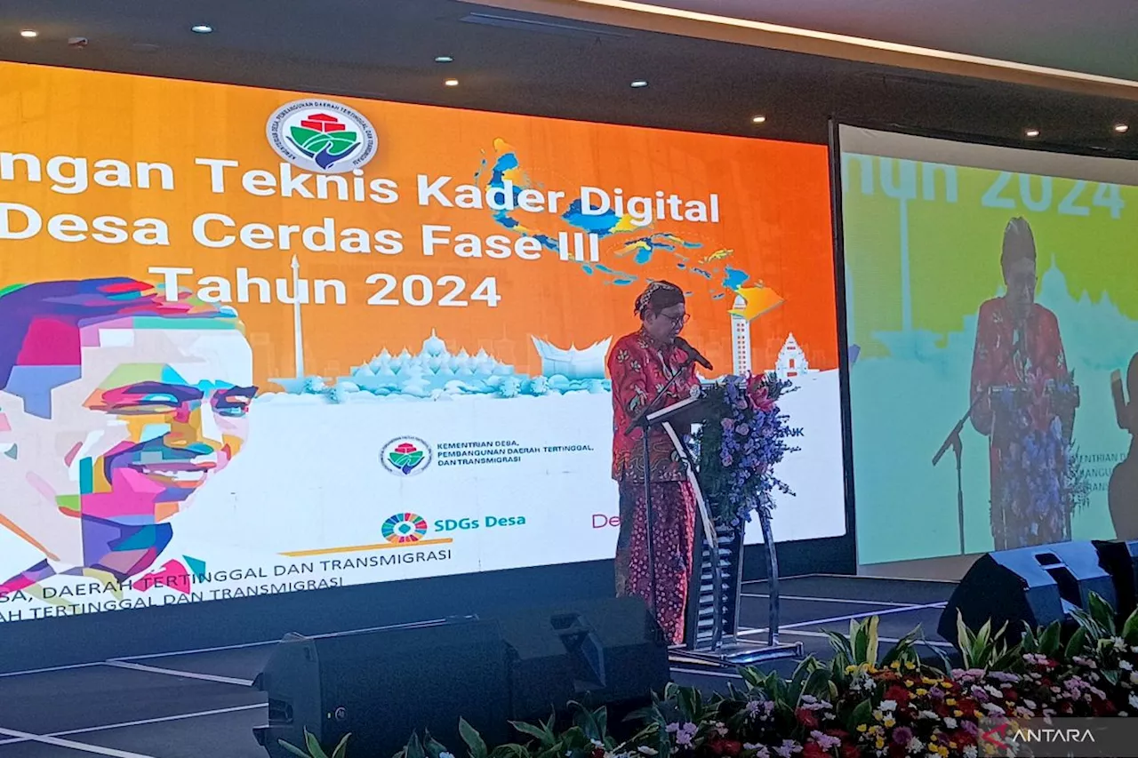 Mendes: Kader Digital Desa Cerdas dongkrak tradisi membaca warga desa