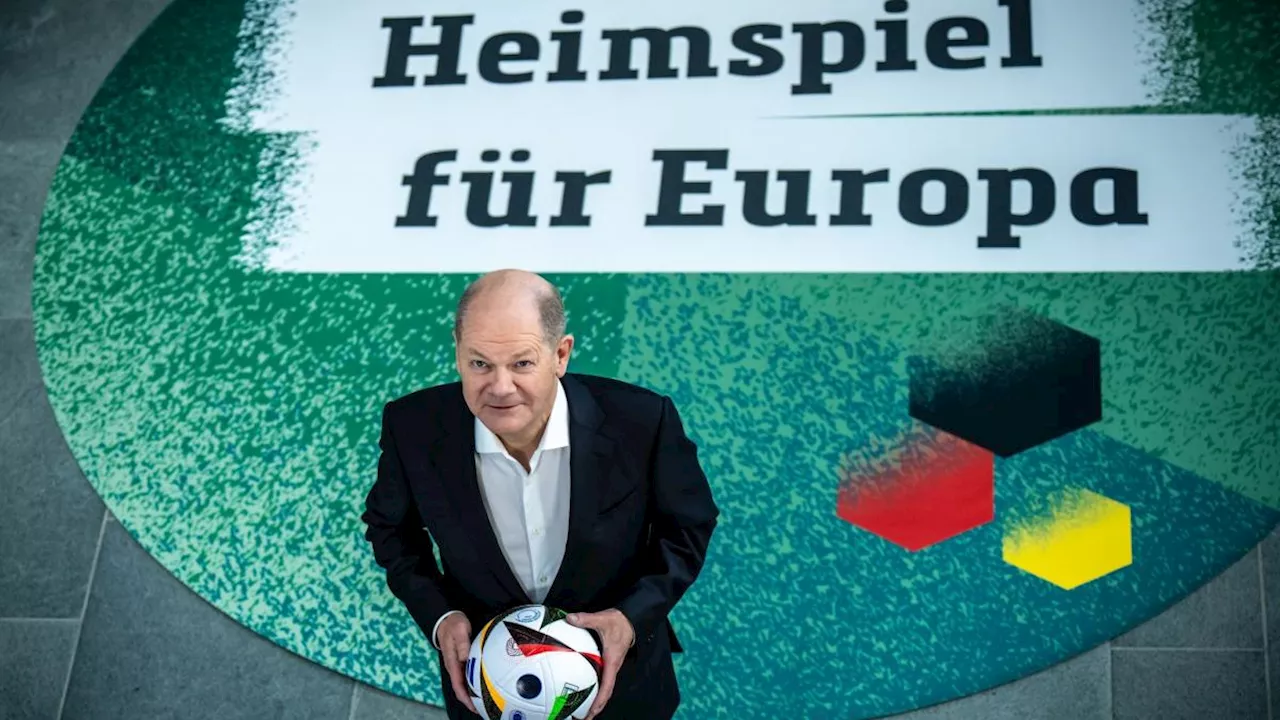 Bundeskanzler Scholz reist zu EM-Vorbereitungsspiel