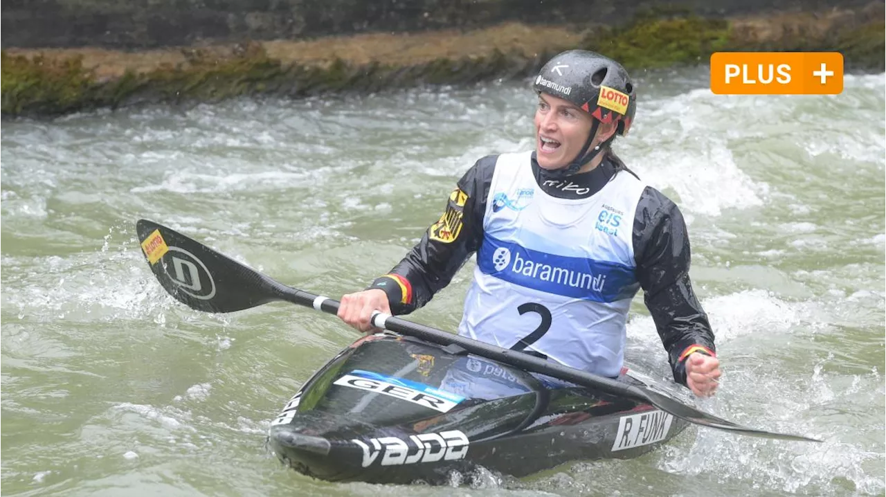 Kanuslalom-Weltcup in Augsburg: Silber für Ricarda Funk, Schokolade für Elena Lilik