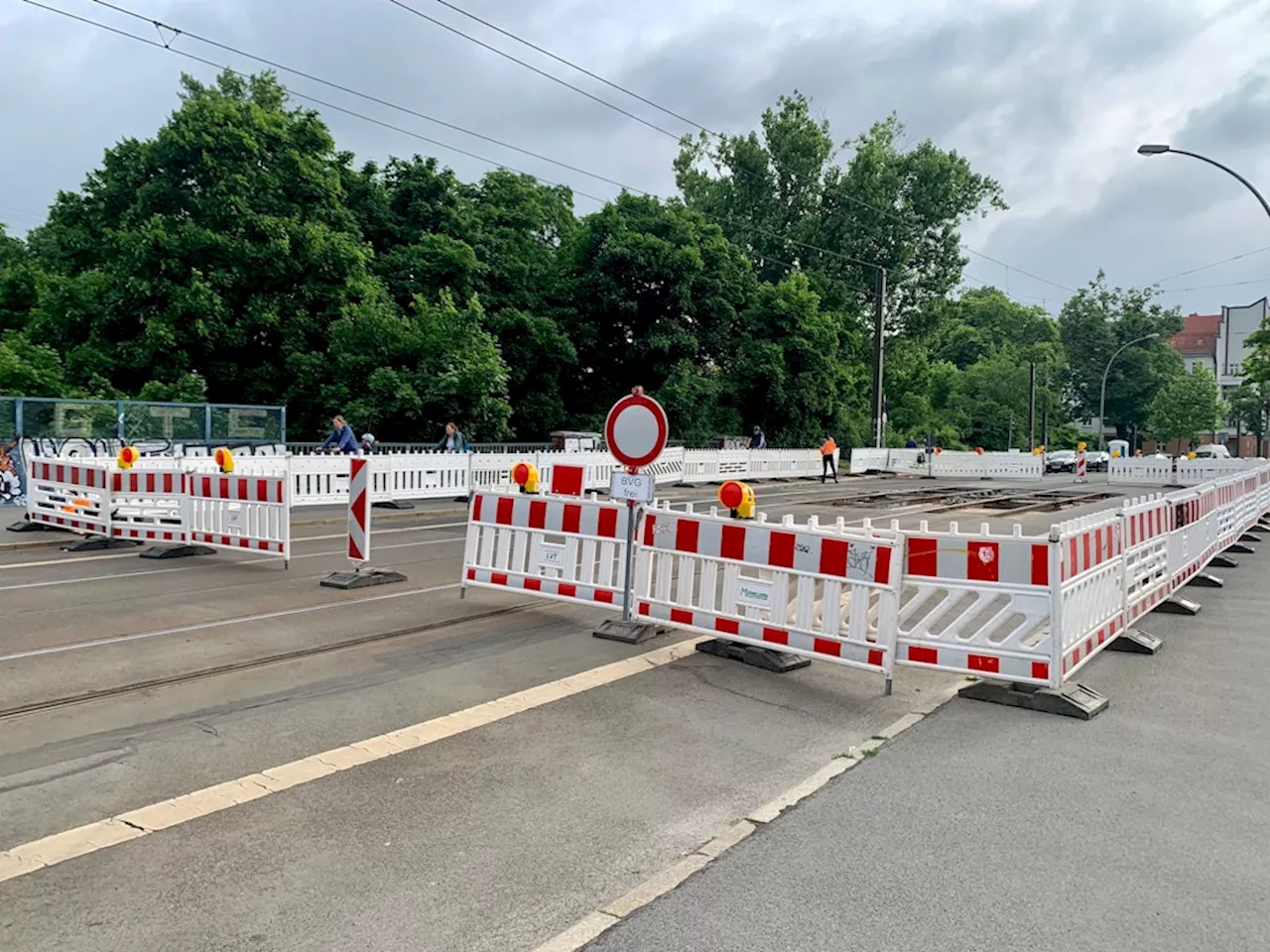 Eldenaer Brücke in Friedrichshain: Wurde diese Baustelle vergessen?