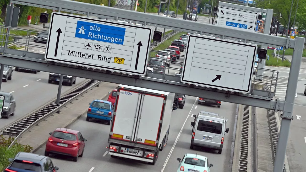 Ab Montag in München: Tempo 30 km/h auf dem Mittleren Ring