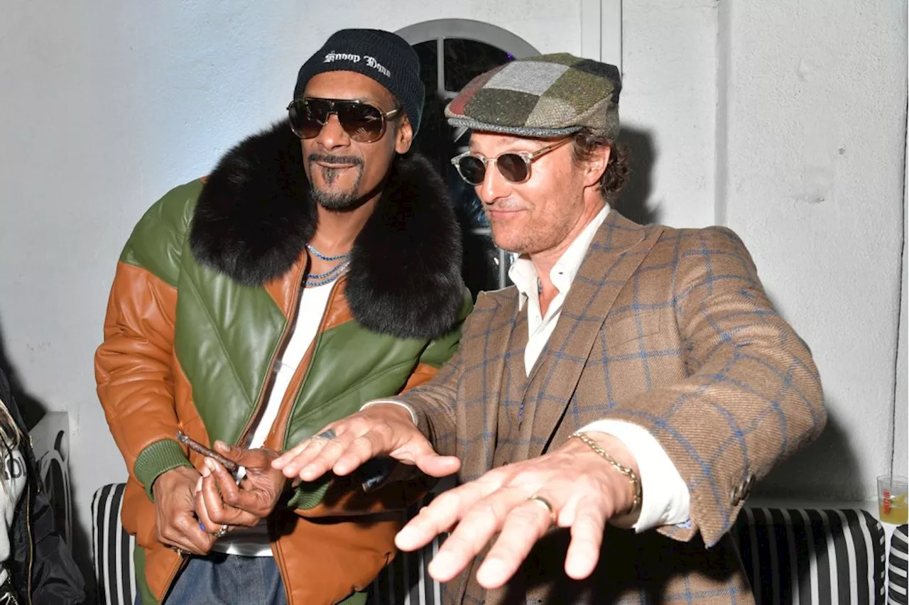 Snoop Dogg Gifts Matthew McConaughey a Death Row Chain: Watch the Actor Show It Off