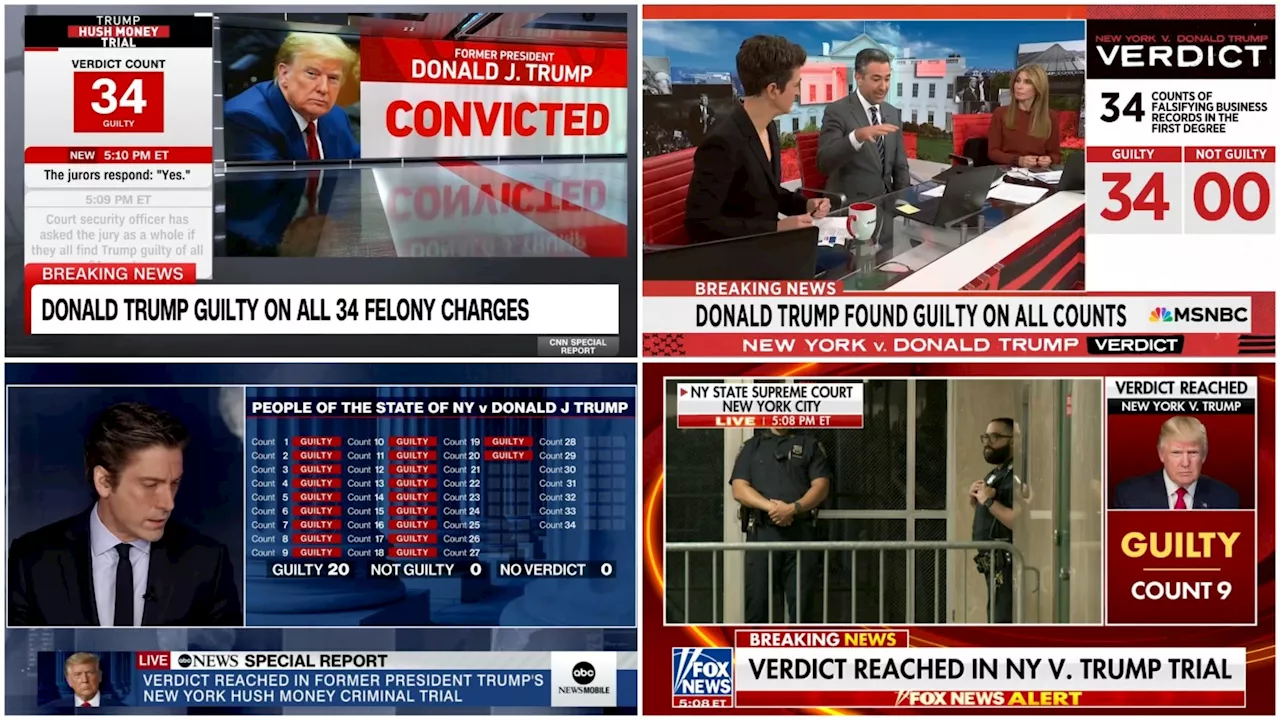 Here's How CNN, FOX 'News' & More Covered Donald Trump Conviction