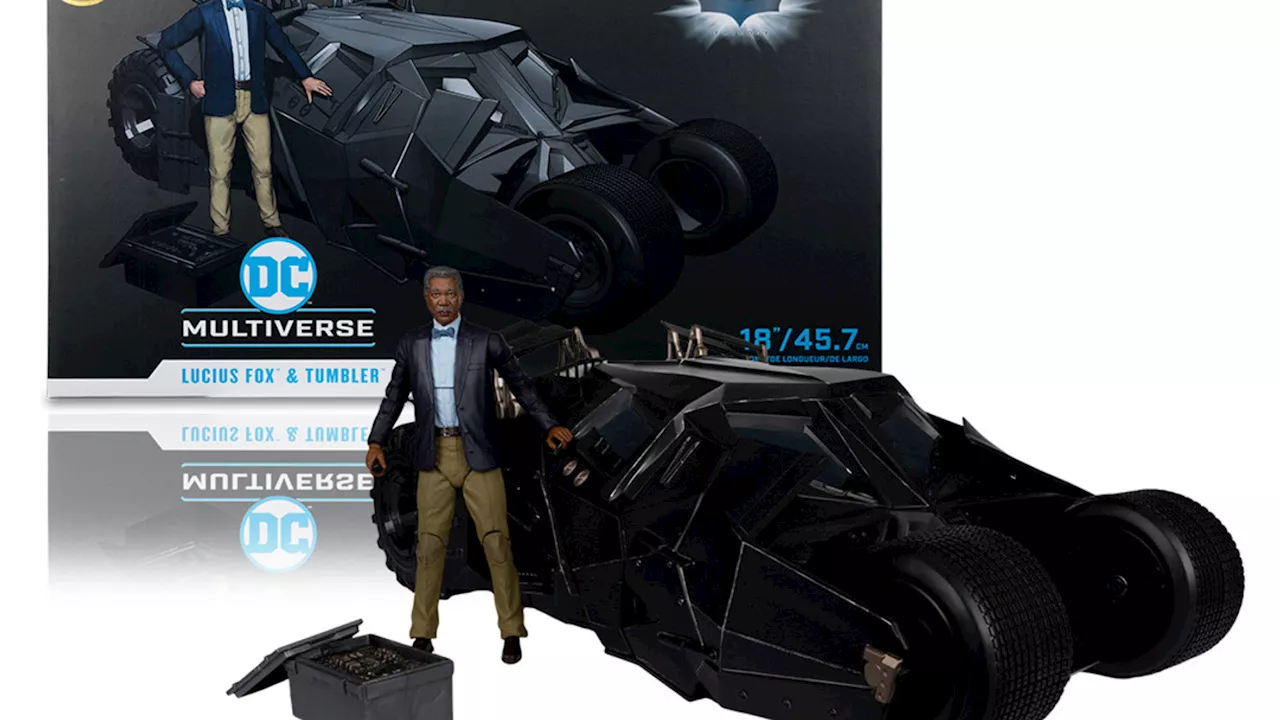 McFarlane Debuts Exclusive Batman Dark Knight Tumbler Vehicle Set