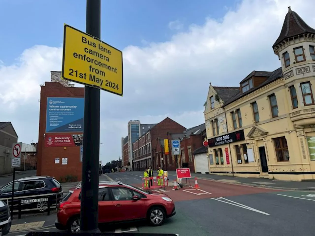 Corporation Street bus gate is now literally a gate