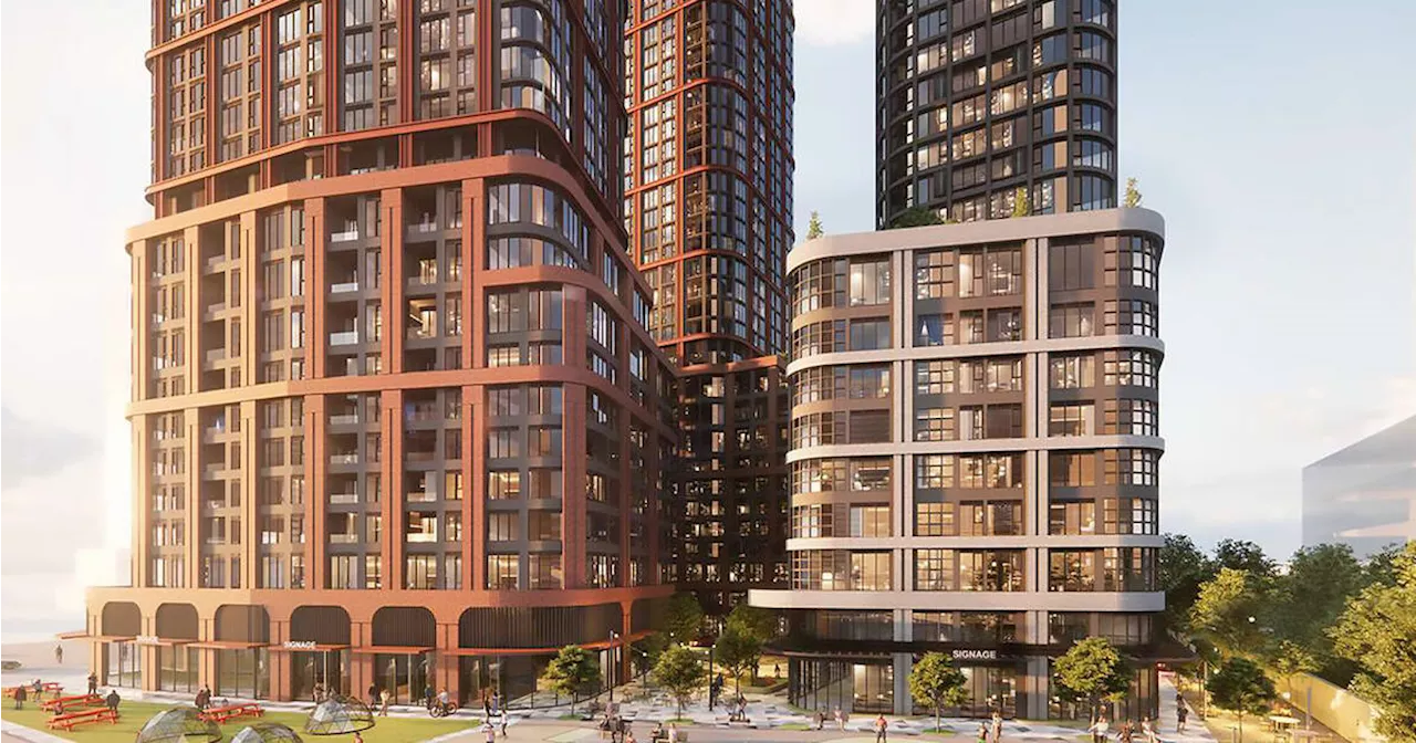 Massive three-tower condo development to rise next to new Toronto transit station