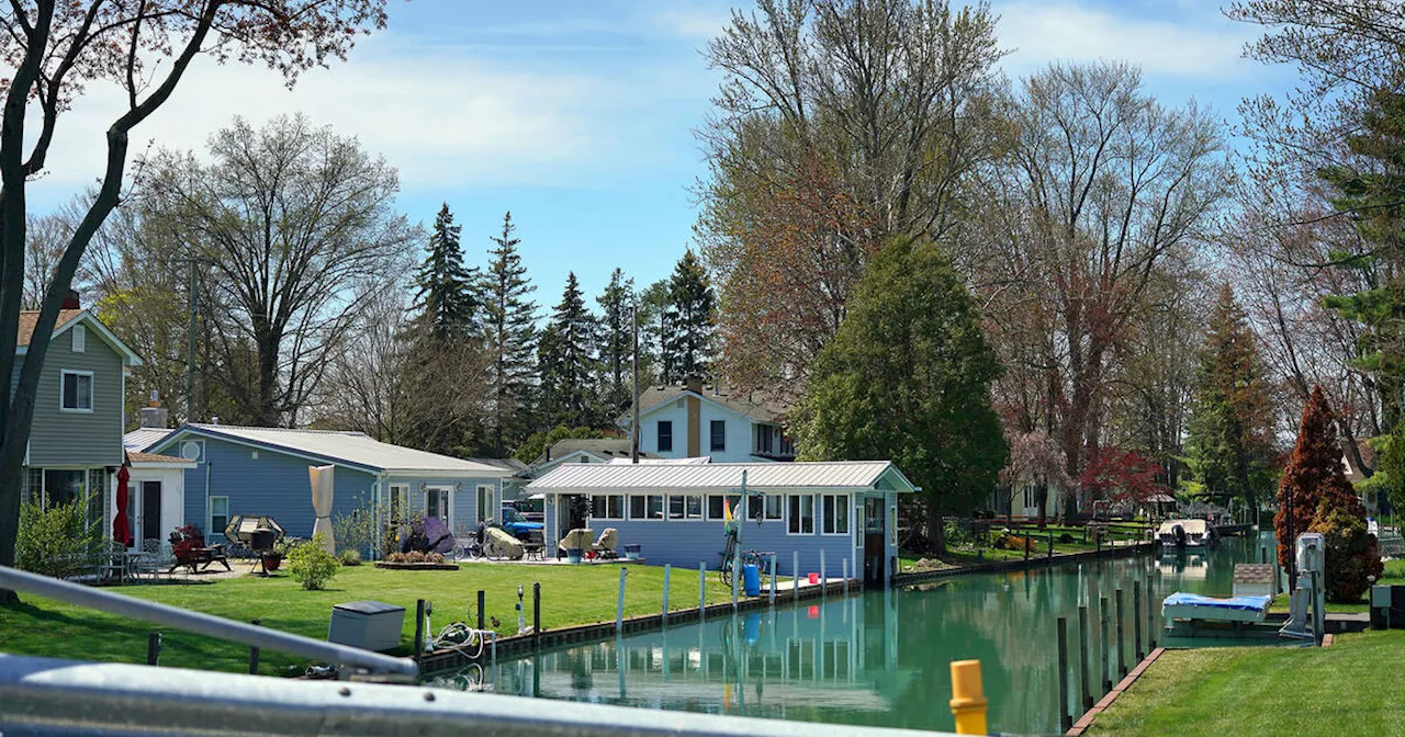 This town near Ontario is like a suburban Venice with quaint homes lining canals