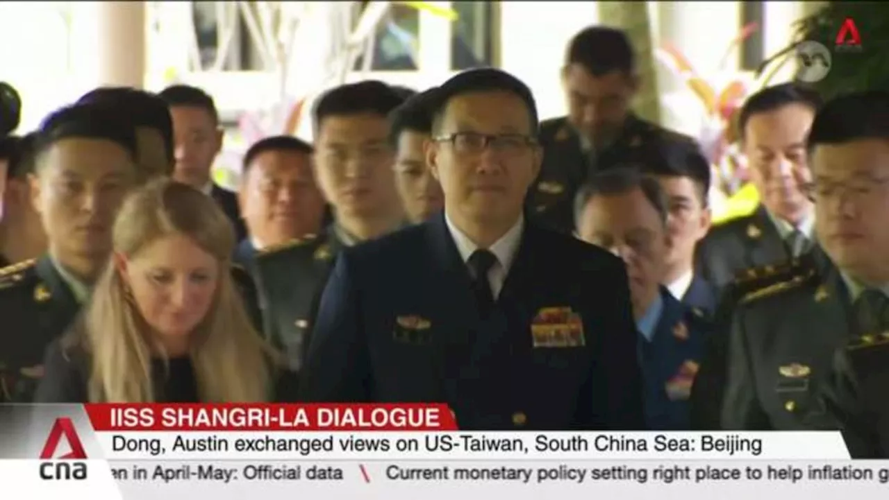 Shangri-La Dialogue: US, China defence chiefs meet for first time in 18 months in Singapore