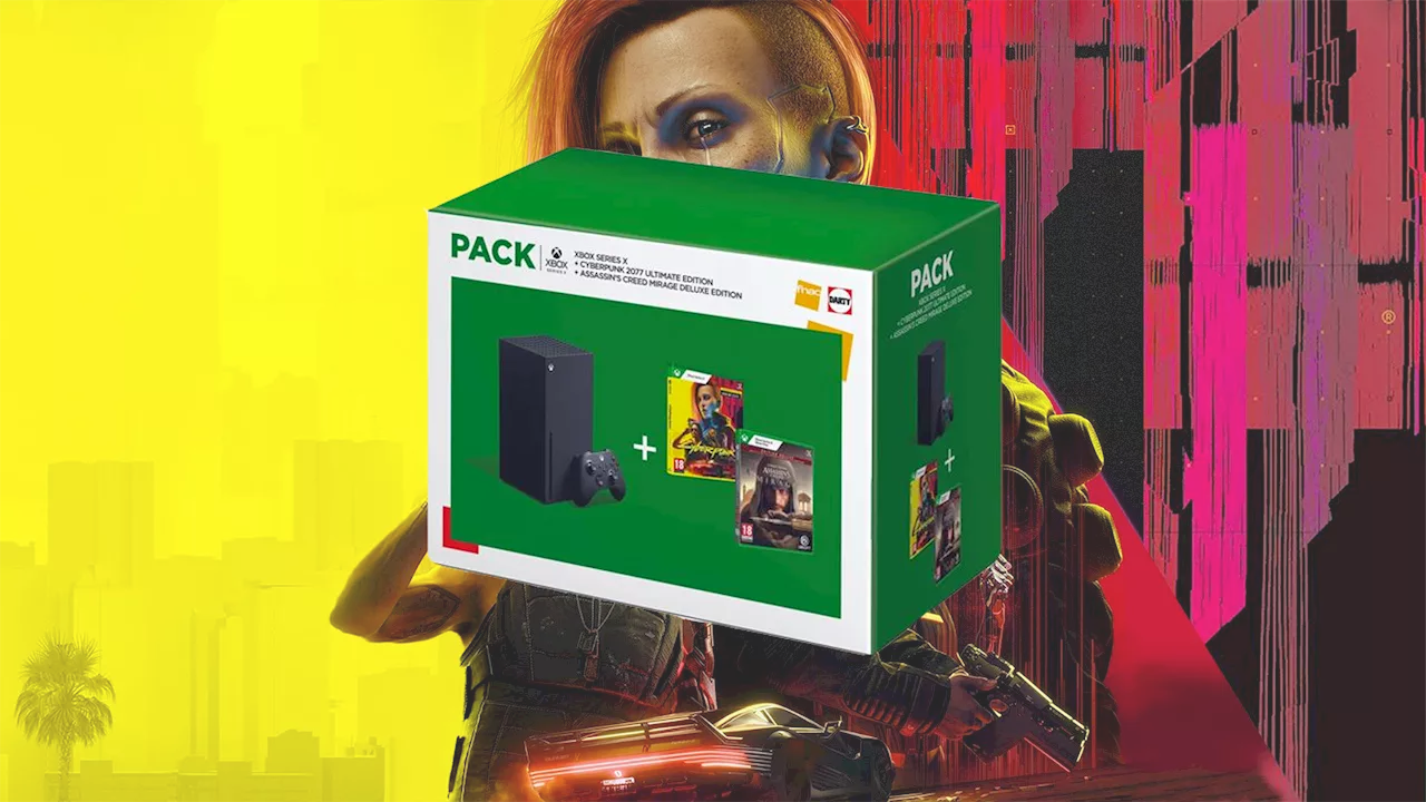 La Xbox Series X avec Cyberpunk 2077 Ultimate et Assassin's Creed Mirage est à 469 € !