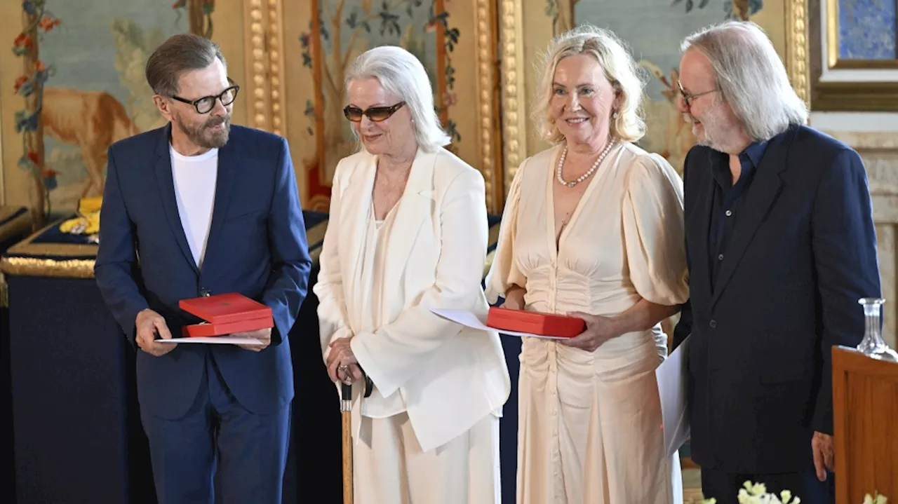 ABBA get a prestigious Swedish knighthood for their pop career that started at Eurovision