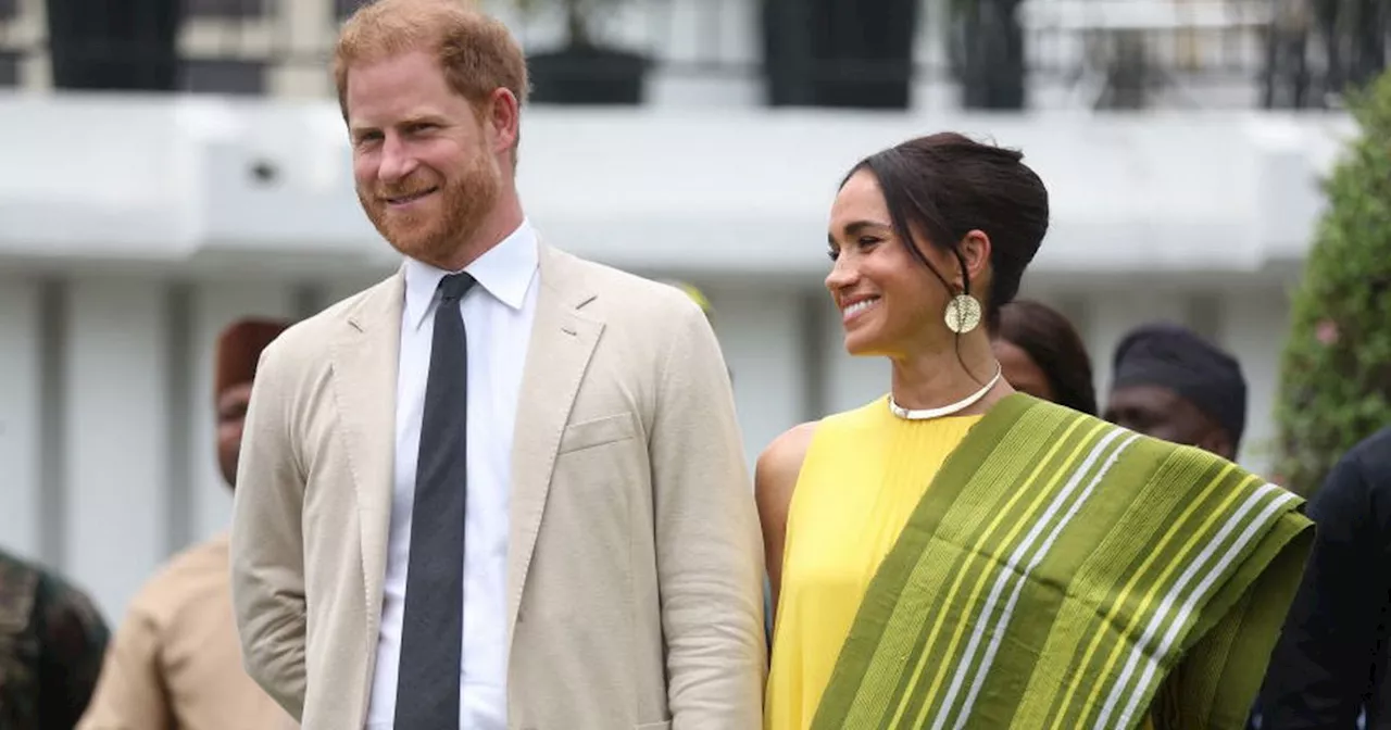 Harry and Meghan 'struggle to hide delight' as they 'trump William and Kate'