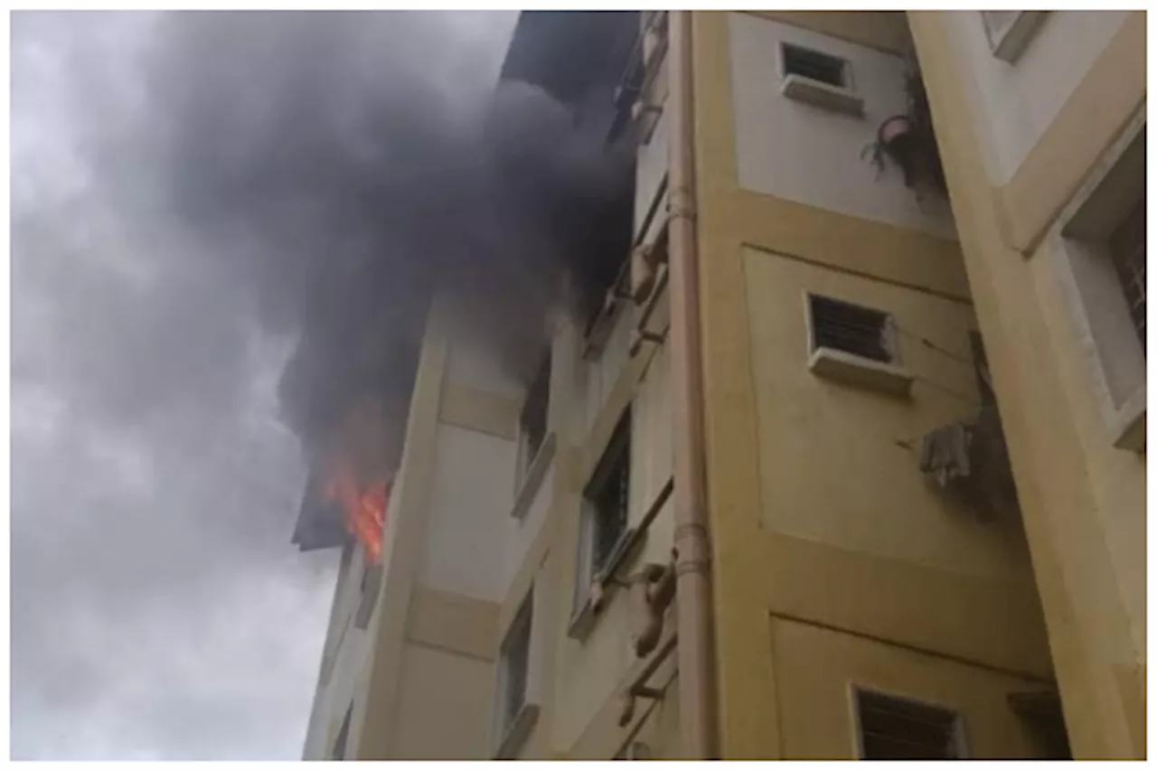 Rumah Projek Perumahan Rakyat terbakar di Sandakan