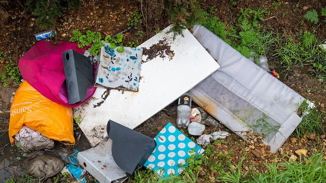 Fly-tippers will get points on driving licence, the Conservatives promise as Michael Gove says the...