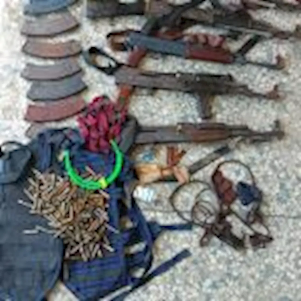 Police recover three AK-49, two AK-47 rifles, ammunition in Delta