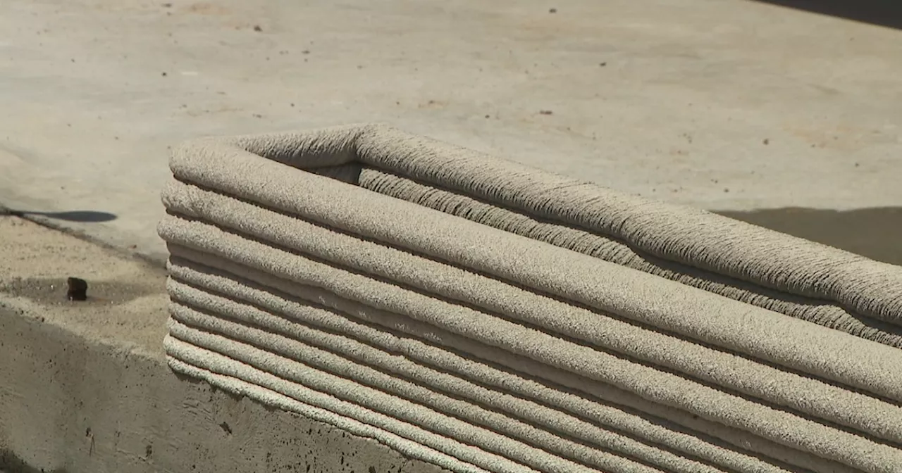 3D printing has begun on Habitat for Humanity's largest housing project in the state