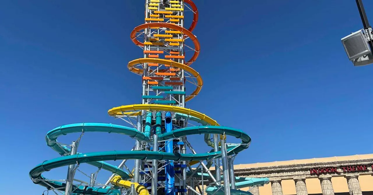 Tallest waterslide in US opens at Mt. Olympus in Wisconsin Dells