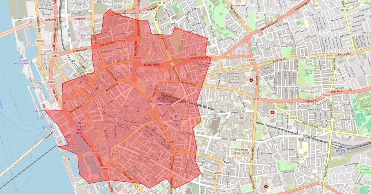 Glastonbury Festival size compared to Liverpool and other places