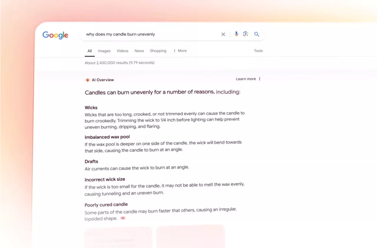 Google is putting more restrictions on AI Overviews after it told people to put glue on pizza