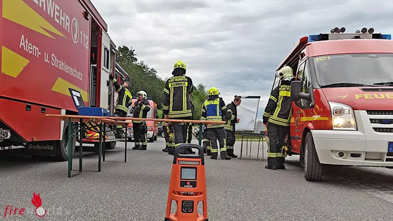 Bayern: Angenommene Schadstoffwolke über Traunstein → Einsatzübung fordert die Mitglieder des Messzuges Süd