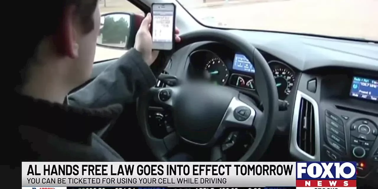 Local drivers react to Hands-Free Driving Law taking effect in Alabama June 1