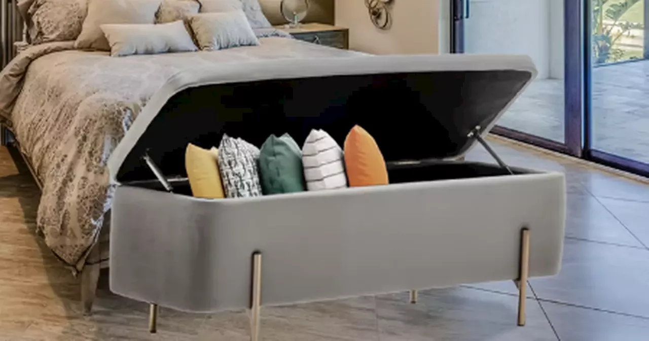 Stylish storage bench worth £200 now £54 in bumper reduction