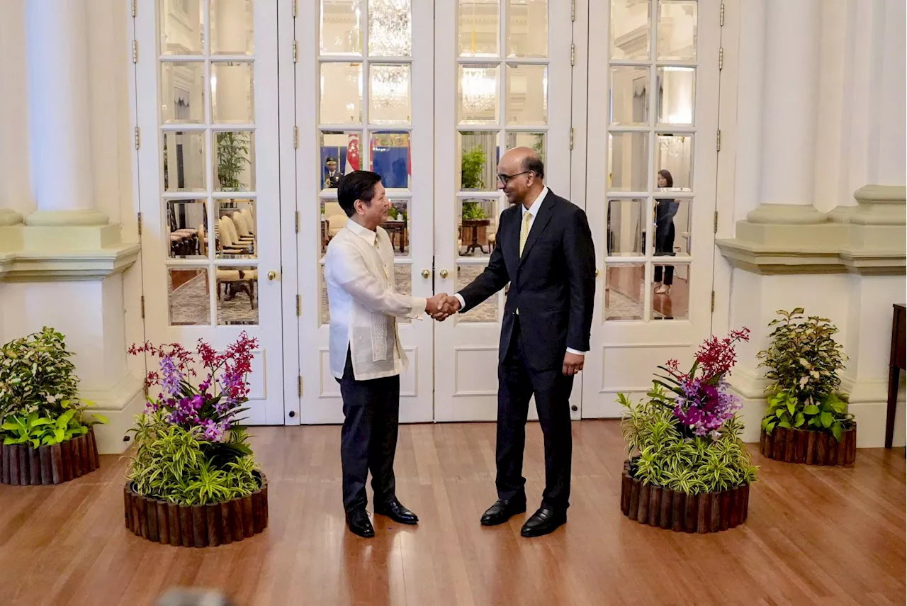 Marcos meets with Singapore's Tharman at Shangri-La Dialogue sideline