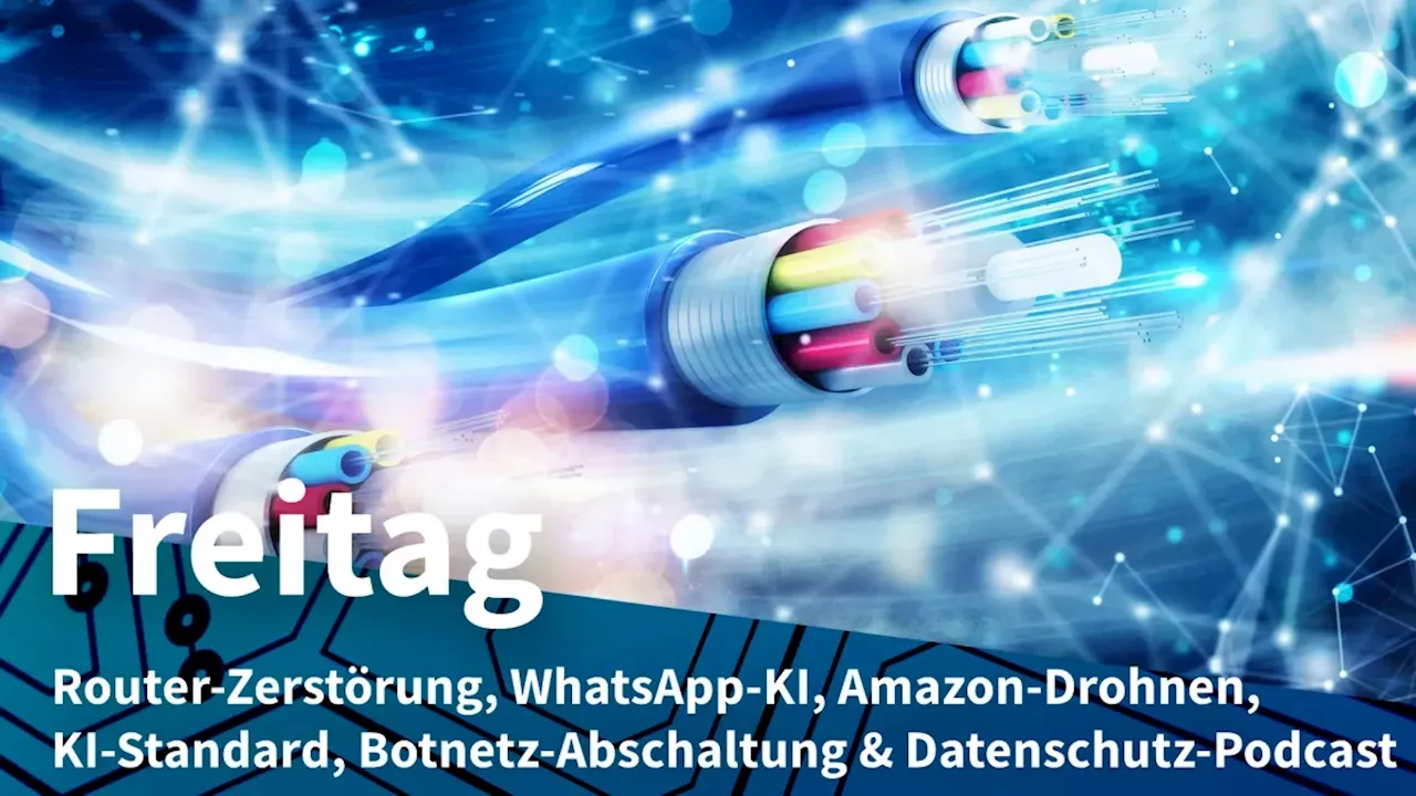 Freitag: Router in den USA massiv lahmgelegt, WhatsApp bald mit KI-Bildgenerator