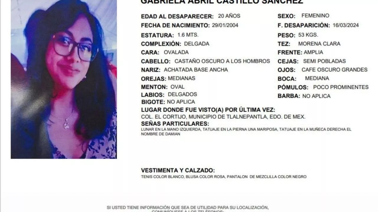 Justicia para Gabriela Abril; confirman que fue víctima del feminicida de Iztacalco