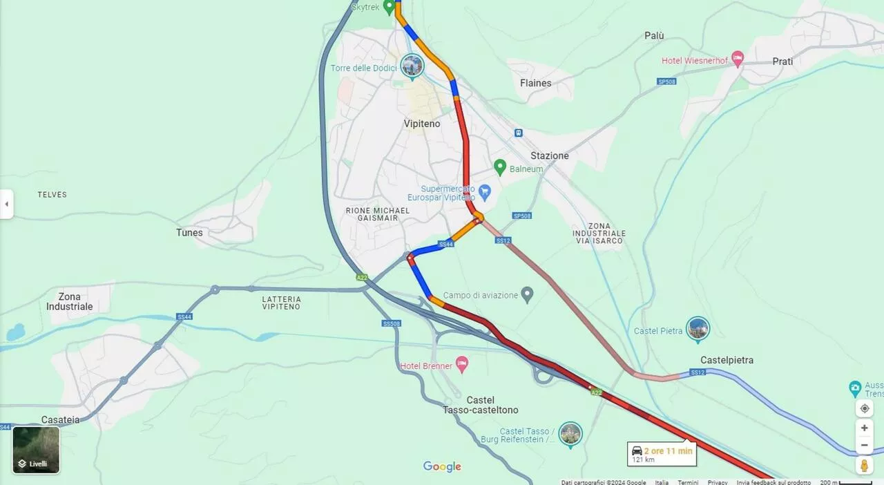 Google maps chiude (per errore) l'autostrada del Brennero e provoca chilometri di file: poi la correzione dopo