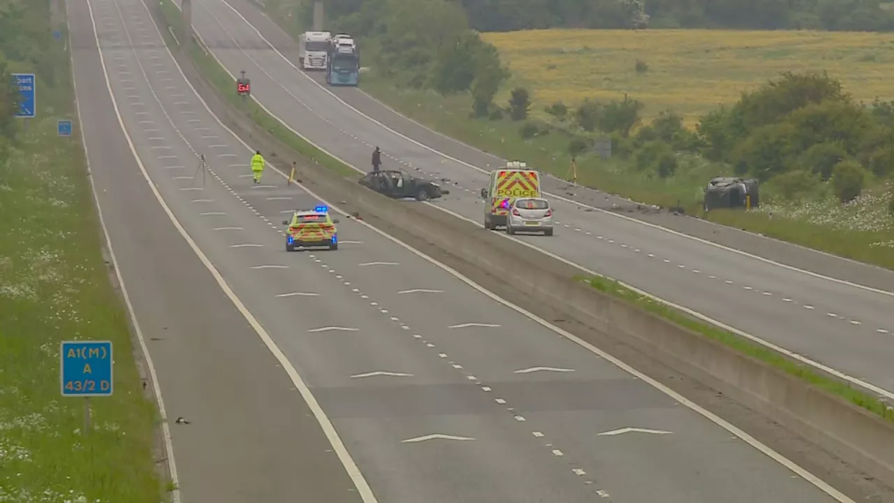 A1 reopens after serious crash in County Durham