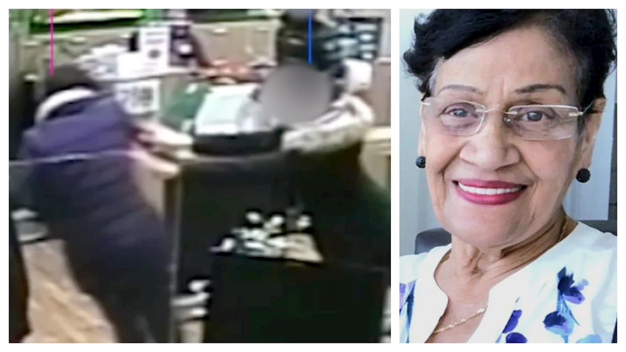 Footage shows woman kill pensioner with Alzheimer's in 'red mist' Lloyds Bank shove