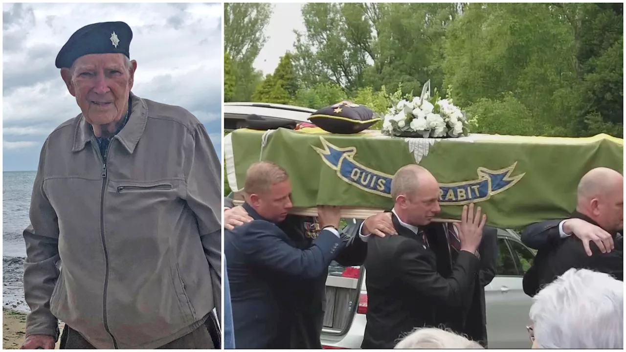 'He was the most amazing father': Hundreds of people gather to remember D-Day war hero Albert Price