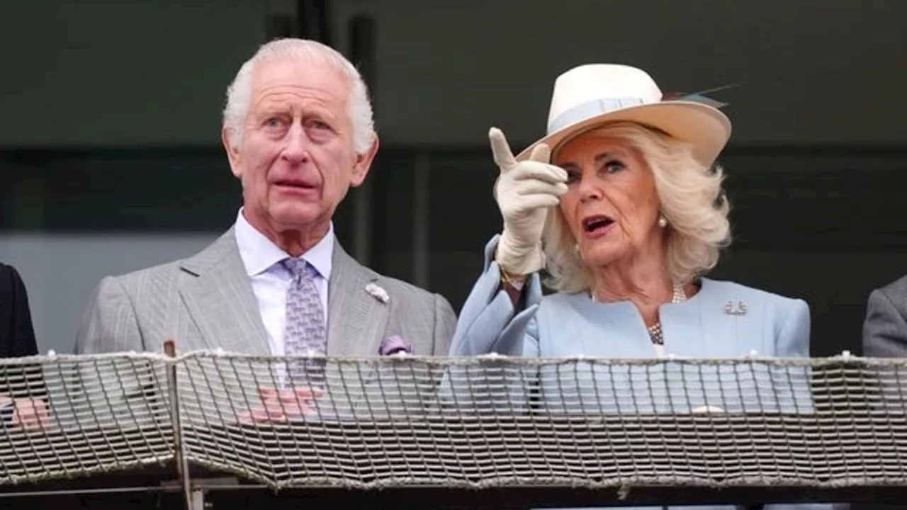 King Charles and Queen Camilla make surprise visit to Epsom races