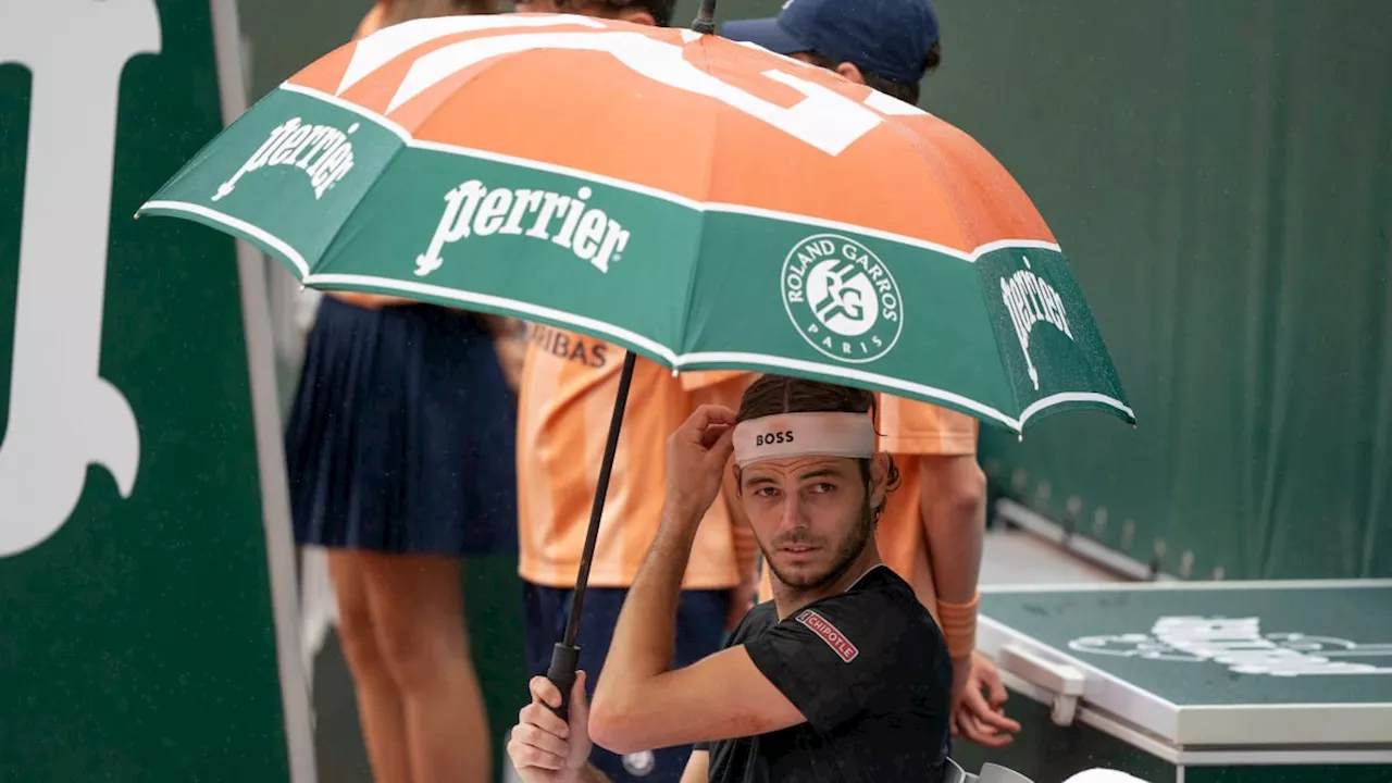 Fan-Debatte und Regen-Frust: Problematische Tage bei French Open