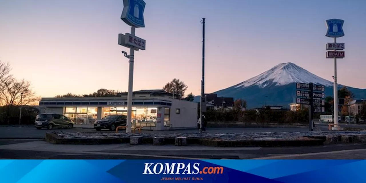 Baru Seminggu, Jaring Hitam Penghalang Pemandangan Gunung Fuji Banyak Dilubangi Wisatawan