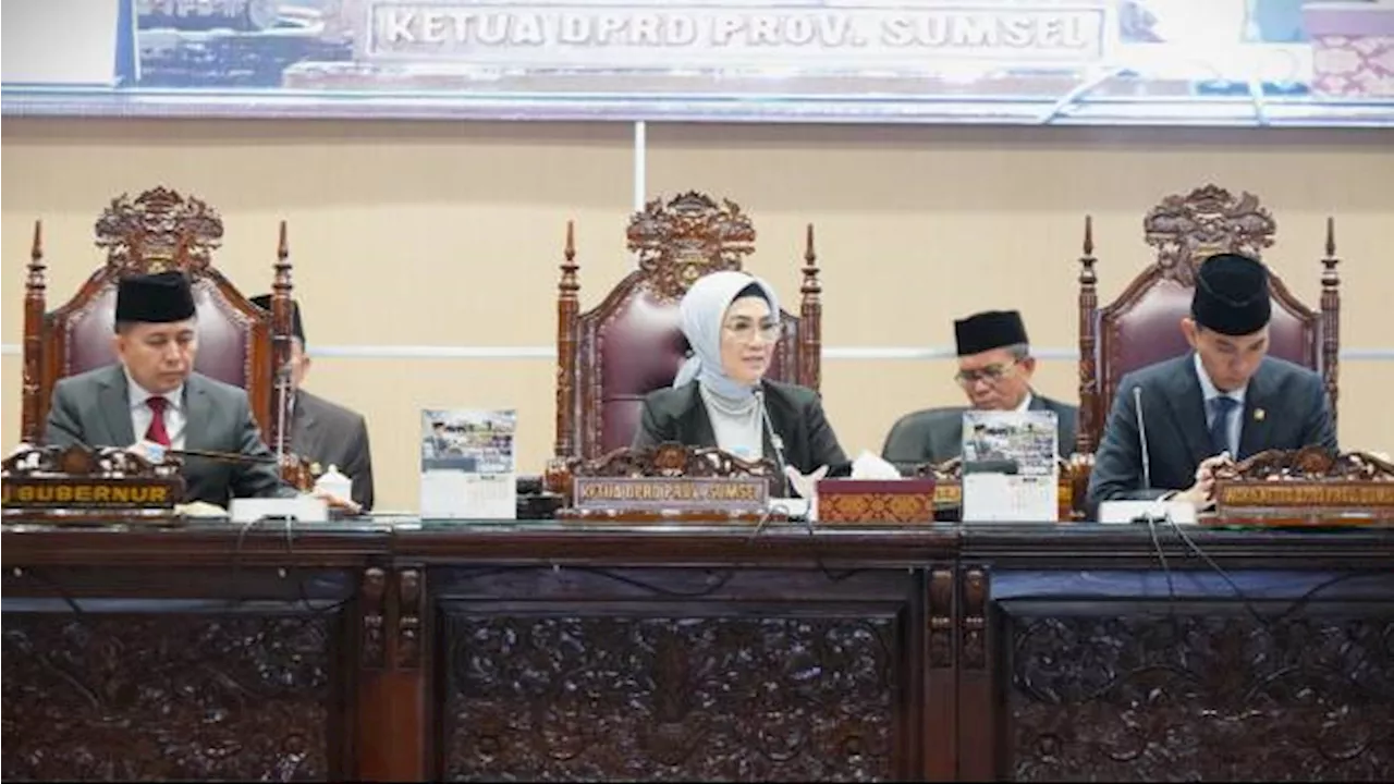 DPRD Provinsi Sumsel dan Gubernur Sepakati 3 Raperda dan 3 Raperda Perpanjangan Waktu Pembahasan