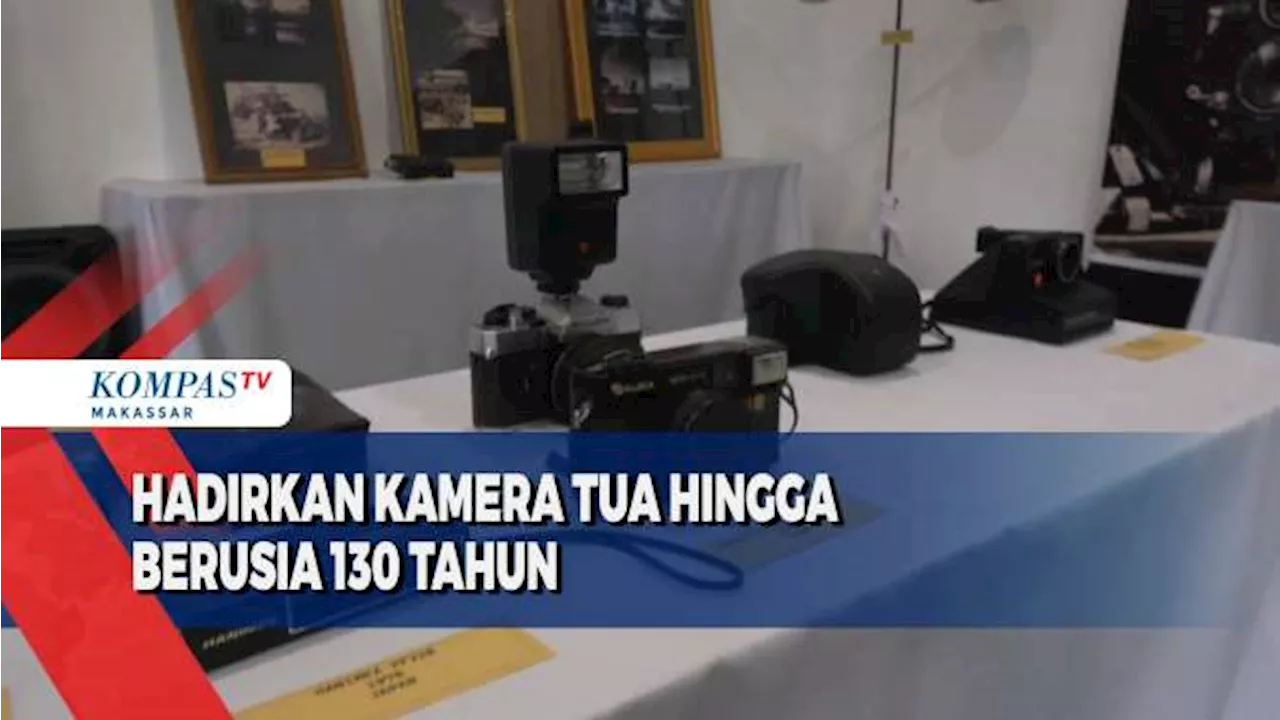 Pecinta kamera antik di Makassar, Hadirkan Kamera Tua Hingga Berusia 130 Tahun