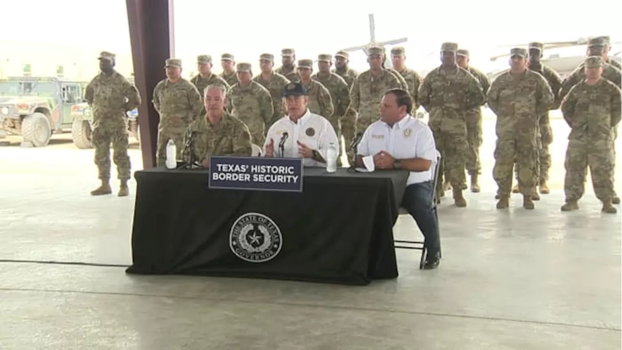 Gov. Abbott welcomes Texas National Guard soldiers to new operating base in Eagle Pass