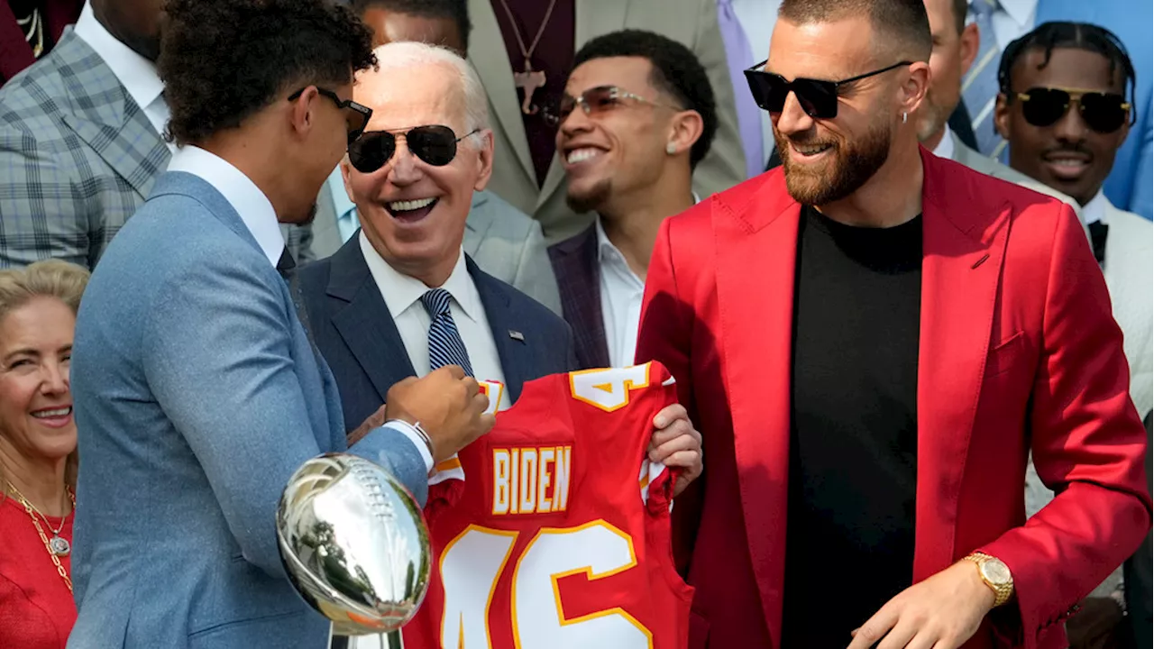 Biden will host Kansas City Chiefs to celebrate Super Bowl win, minus Taylor Swift