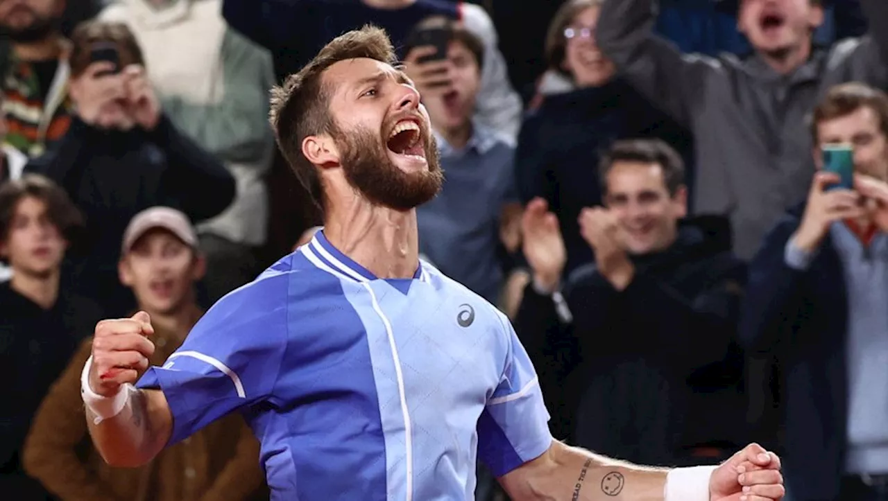 VIDEO. Roland-Garros : Corentin Moutet, dernier Français en lice, poursuit l’aventure et affrontera Jannik Sin