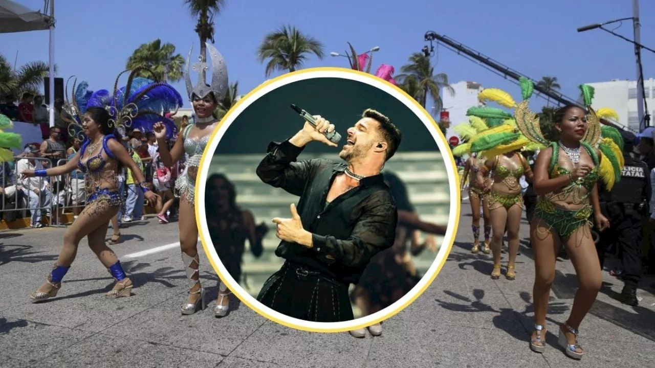 Anuncian a Ricky Martin como artista invitado al Carnaval de Veracruz 2024