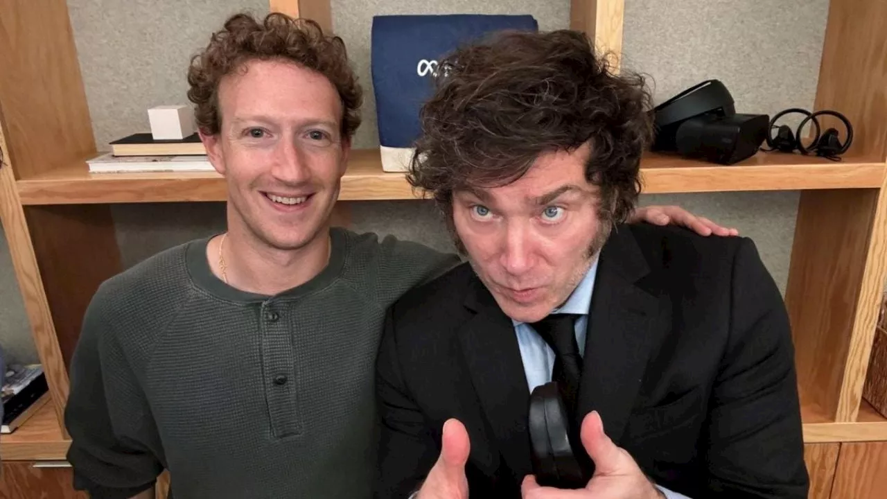 Esta es la razón por la que Javier Milei y Mark Zuckerberg se reunieron en EU