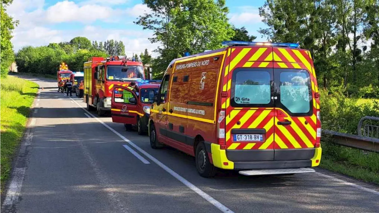 Violente collision à Saint-Hilaire, une fillette de deux ans héliportée