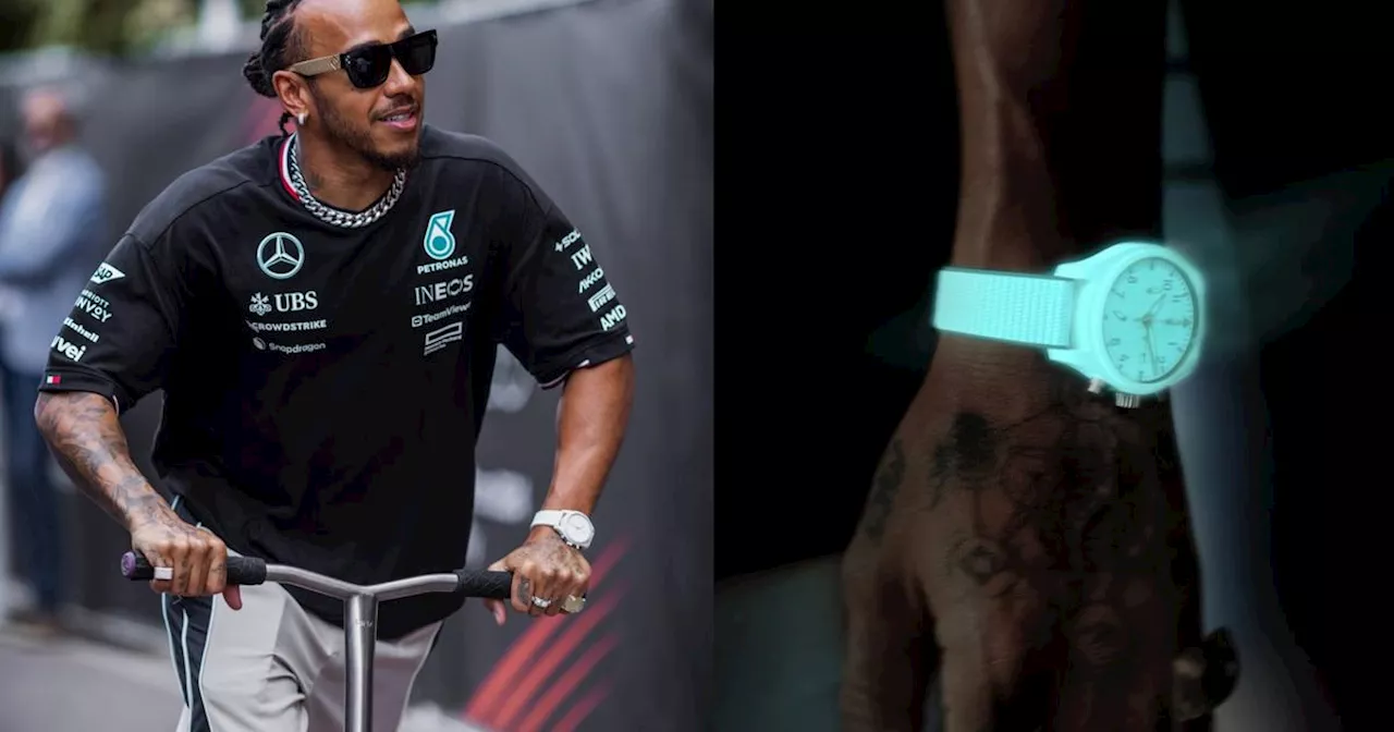 Quand Lewis Hamilton porte au poignet une montre qui n’existe pas