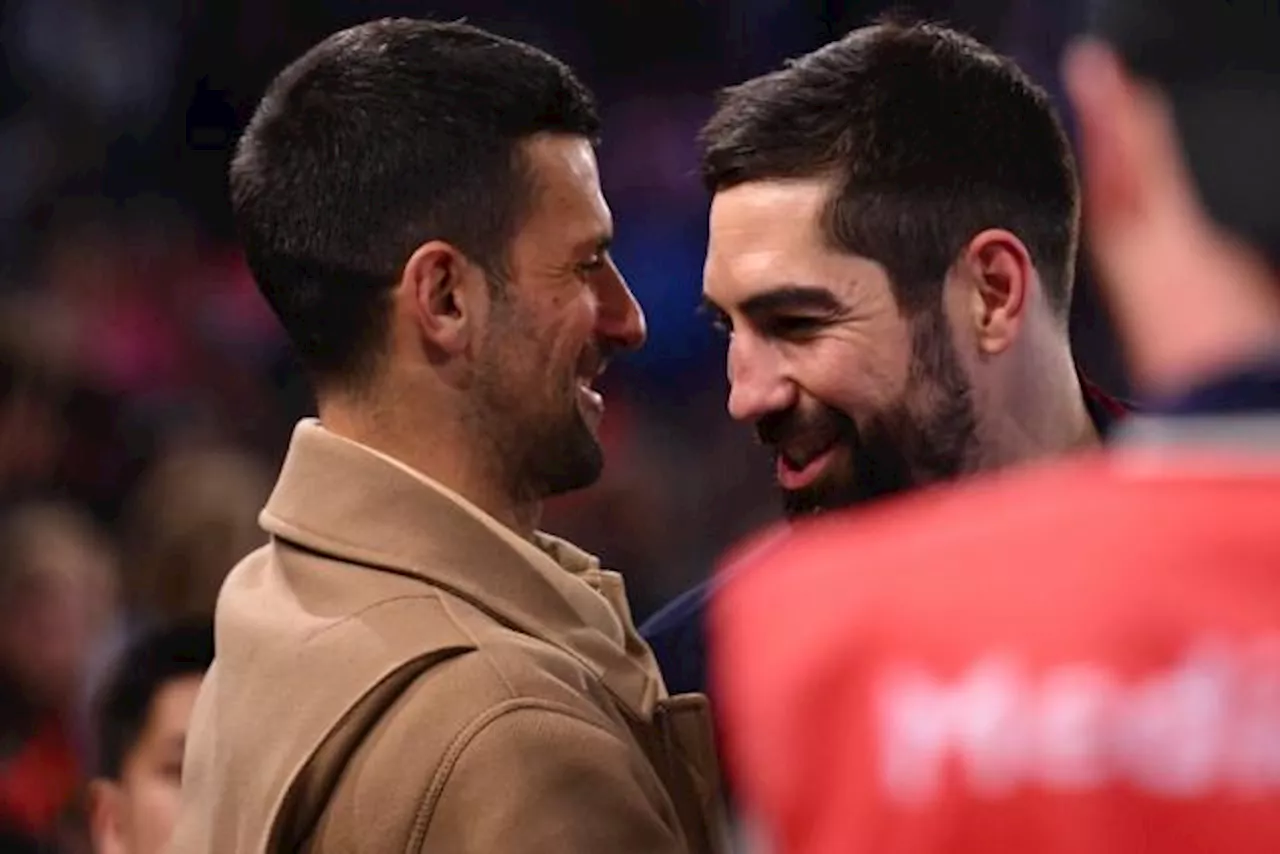 Novak Djokovic est venu voir jouer Nikola Karabatic (PSG) en Liqui Moly Starligue