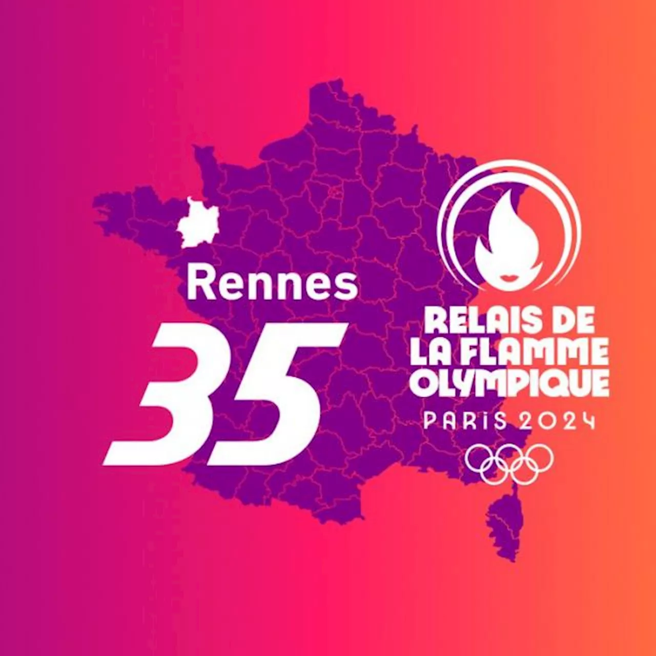 Parcours de la flamme olympique à Rennes et en Ille-et-Vilaine ce samedi 1er juin 2024 ?