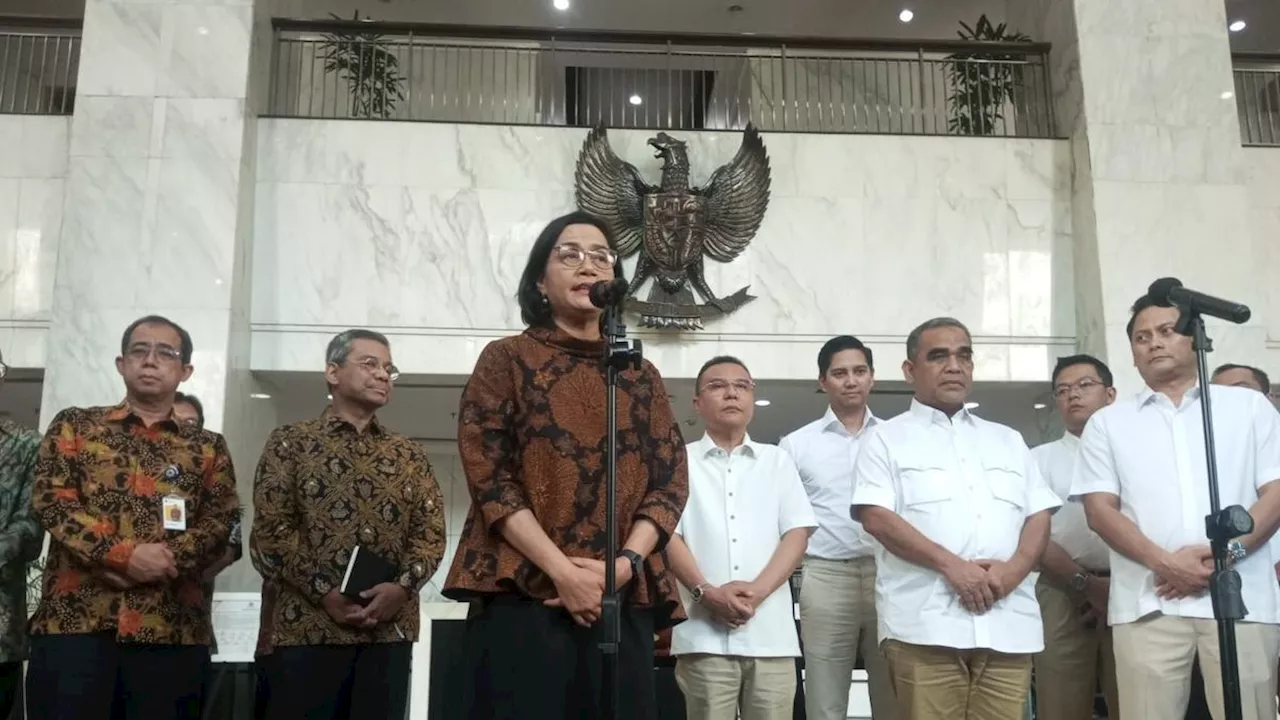 Tim Sinkronisasi Prabowo-Gibran Sambangi Kemenkeu, Sri Mulyani: Sudah Diketahui Presiden Jokowi