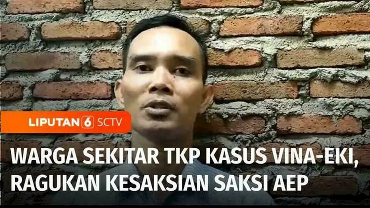 VIDEO: Warga di Sekitar TKP Kasus Pembunuhan Vina-Eki Ragukan Kesaksian Saksi AEP