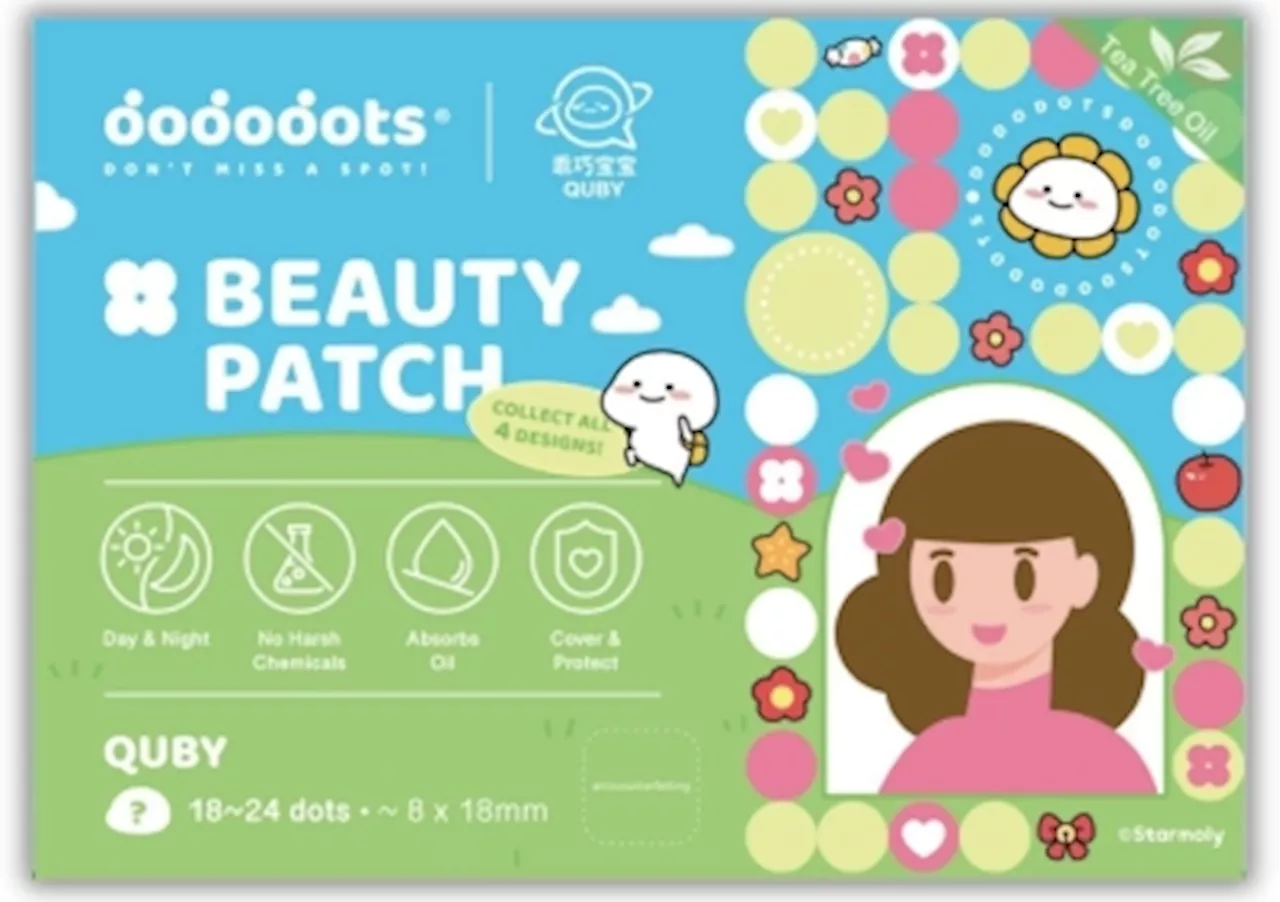 Local pimple patch brand Dododots collaborates with chat sticker character Quby on mystery pack