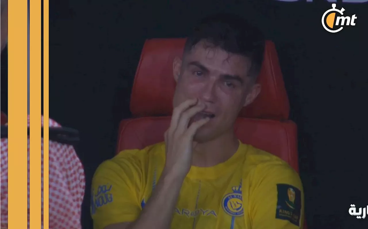 Cristiano Ronaldo lloró desconsoladamente tras perder Final con el Al Nassr